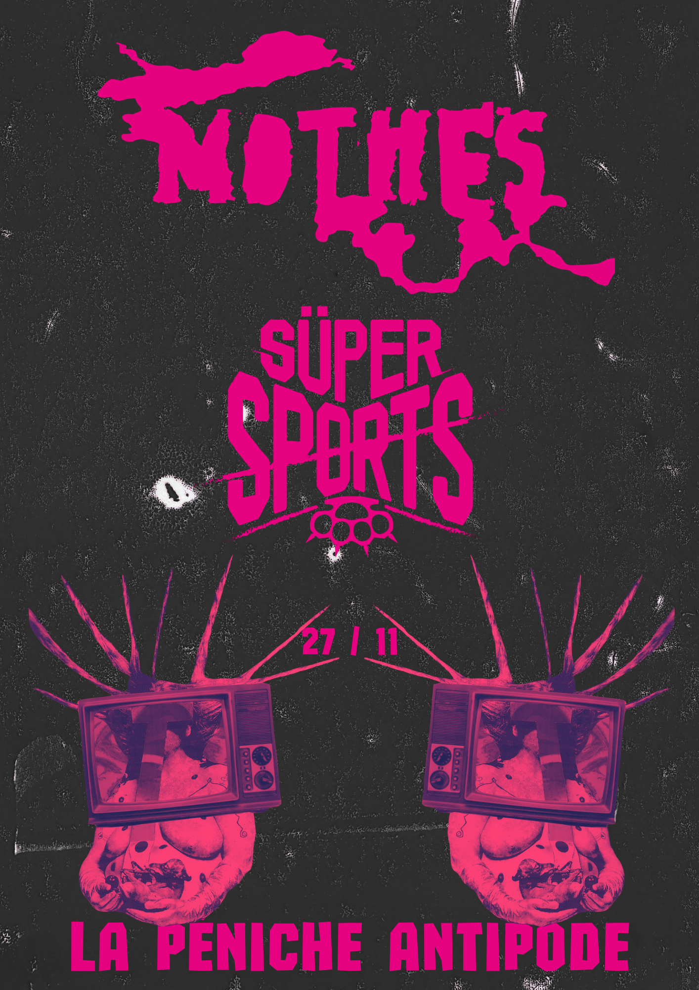 MOTHES et Süper Sports - 27 novembre - Péniche Antipode