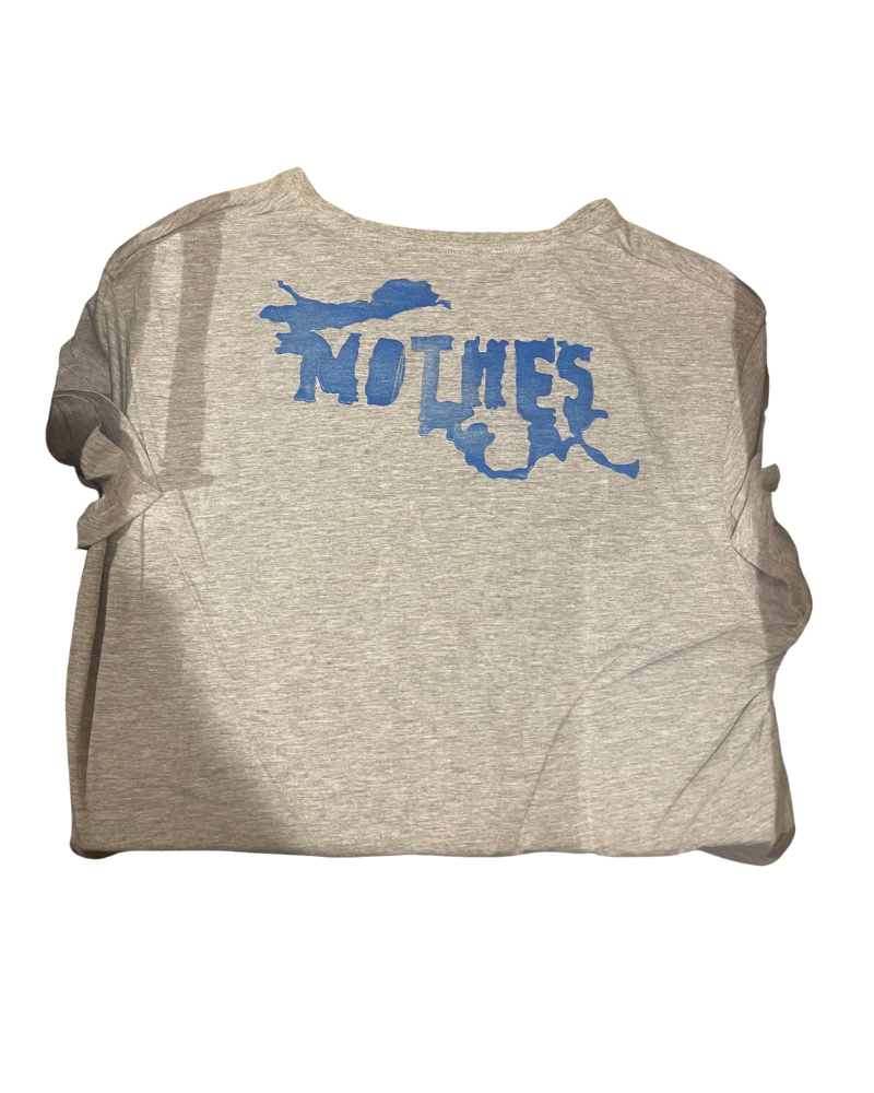 Dos d'un T-shirt MOTHES gris